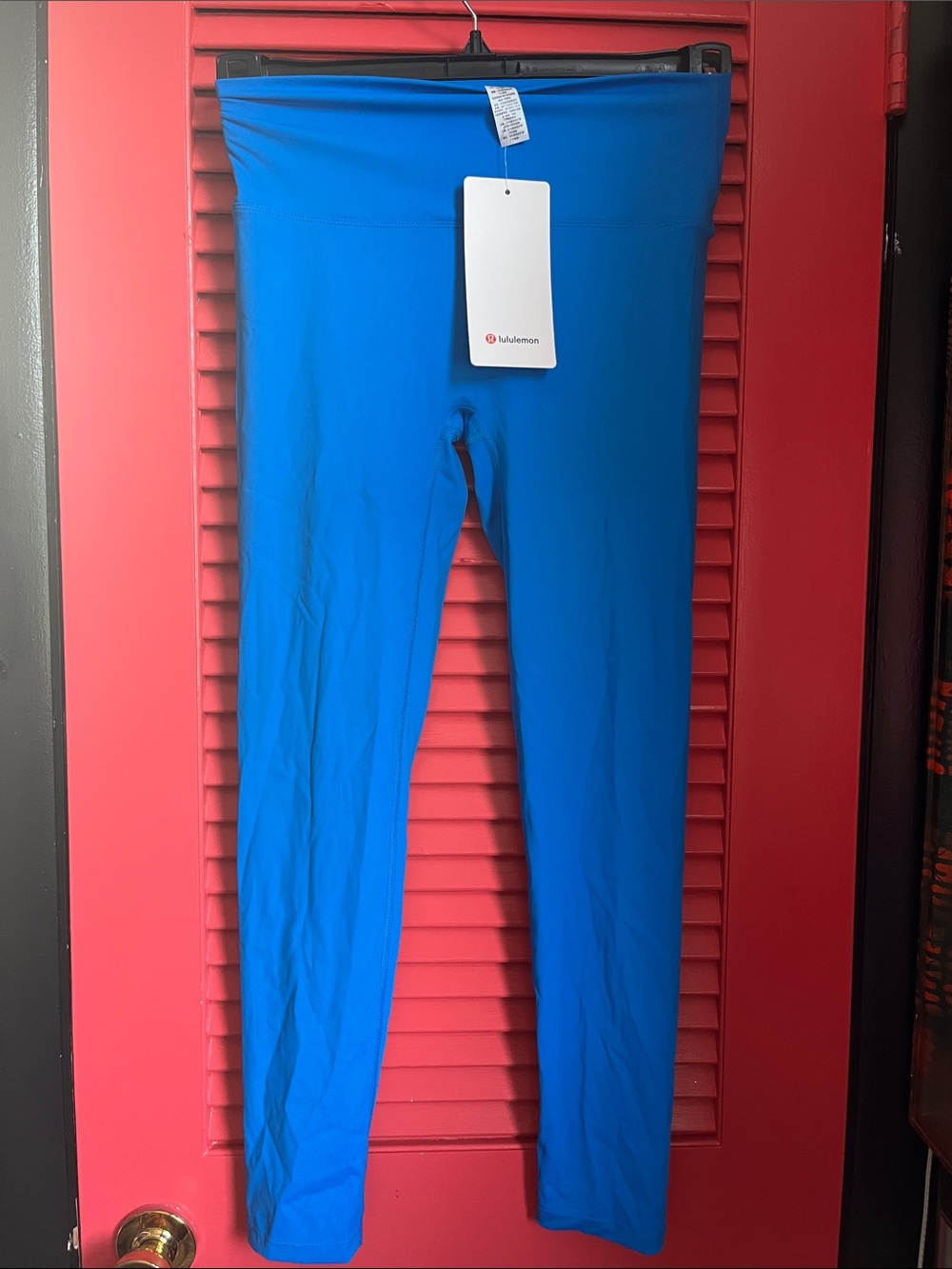 lululemon athletica Womens Bright Blue Athletic Leggings